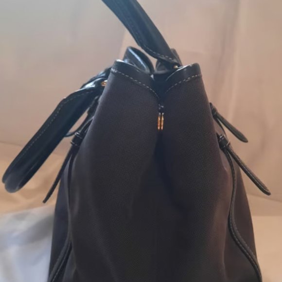 PRADA Jacquard Logo Satchel - Picture 10 of 14